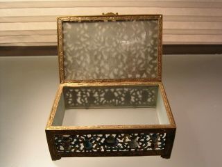 Old Chinese Repousse Enamel Precious Objects Humidor Box 5