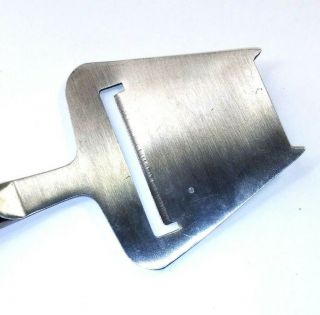 Vintage Stainless Steel Cheese Plane Slicer Knife Planer Holiday Party Accessory
