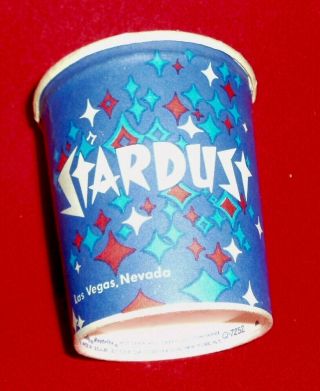 Vintage Las Vegas Paper Cup Coin Holders From The Stardust Casino