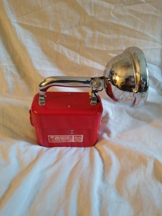 Vintage Teledyne Big Beam Red Flashlight/railroad Lantern Model 266
