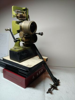 Antique 35 Mm Hand Crank Motion Picture Film Projector Beater Movement