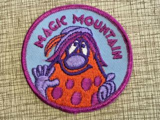 Rare Vintage Official 1970s Magic Mountain Troll Cali Amusement Theme Park Patch