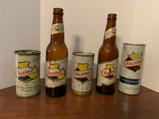 Falstaff Beer Cans & Bottles - Vintage