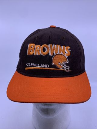 Vintage Cleveland Browns Eastport Snapback Hat Cap