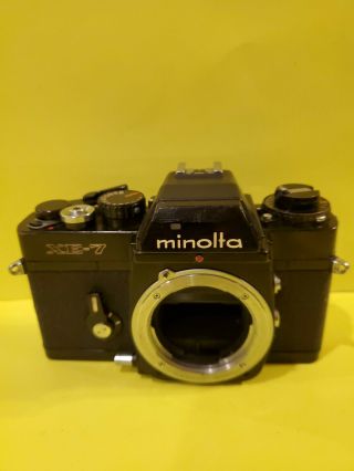 Minolta Xe - 7 35mm Vintage Slr Film Camera (body - Only)