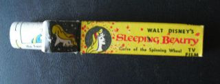 Vintage Lido Walt Disney Sleeping Beauty Tv Film Toy Paper Roll Curse Of