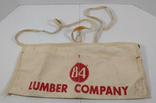 Vintage Advertising 84 Lumber Company Nail Pouch Apron