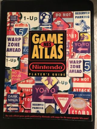 Official Nintendo Power Nes Game Atlas Nintendo Player 