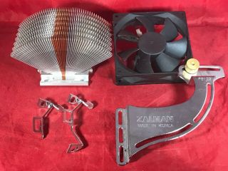 Vintage Zalman Fb123 Adjustable Universal Fan Bracket W Socket 775 Cooler
