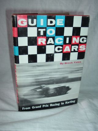 Vintage Guide To Racing Cars By Brock Yates 1962 Vgc See Photos Ships