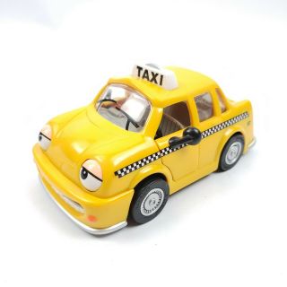 Vintage 1997 The Chevron Cars Tyler Taxi No.  6 Toy Vehicle