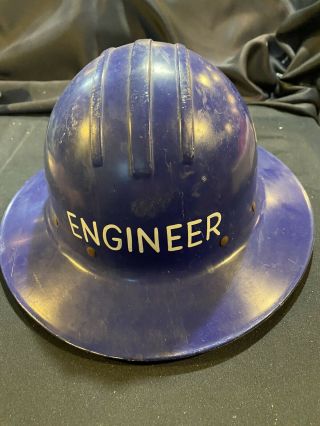 Vintage Civil Defense Helmet Engineers
