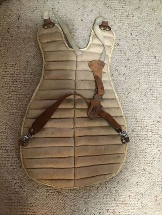 Vintage Baseball Catcher’s Chest Protector