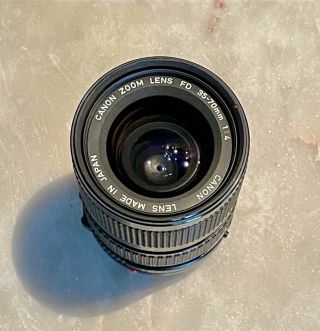 Canon Fd 35 - 70mm F4 Mf Zoom Lens Early 80 