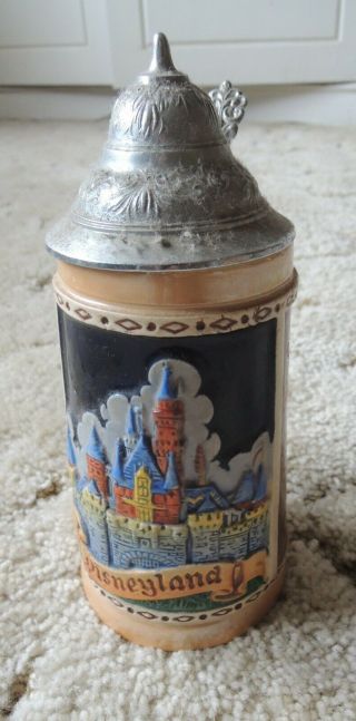 Vintage 1960s Expressly For Disneyland Beer Stein Mug - Germany