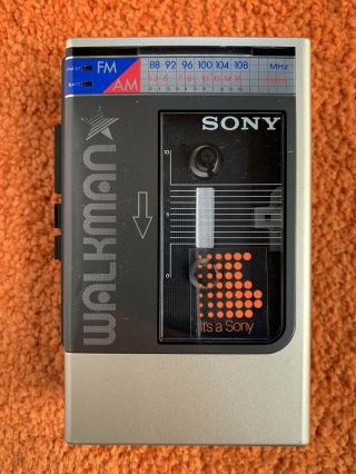 Vintage Sony Wm - F8 Walkman - (play / Radio Work) (fwd / Rwd Do Not Work)
