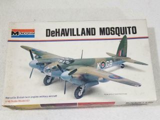 Vintage Monogram De Havilland Mosquito 1/48 Model Airplane Kit 6849 Unbuilt