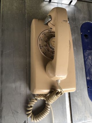 Vintage Bell System Rotary Wall Phone By Western Electric