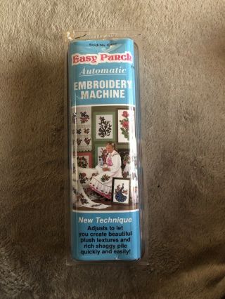 Vintage Easy Punch Embroidery Machine
