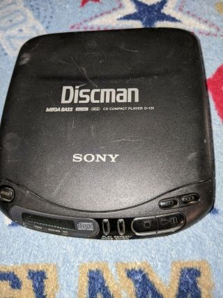 Vintage Sony Discman Mega Bass D - 131.