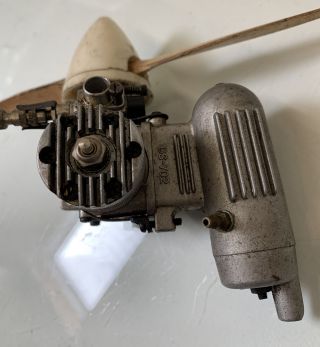 Vintage MAX OS 15 Japan OS702 RC Airplane Motor Engine w Prop w Compression 2