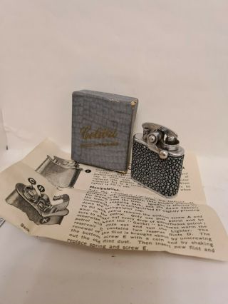 Vintage Colibri Kickstart Petrol Lighter Boxed