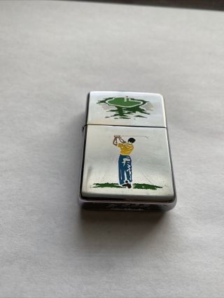 1967 Town Amd Country Pga Tour Golfer Lighter Double Sides