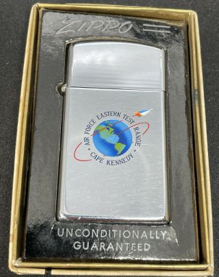 1960s Air Force Test Range - Cape Kennedy - Town Country Zippo - Htf Nasa Rocket
