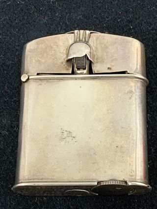 Vintage Sterling Silver BENEY Lift Arm Pocket Lighter With Double Wind Screen 2