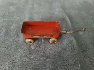 Vintage 1933 Radio Steel Chicago World Fair Souvenir Radio Flyer Miniature Wagon