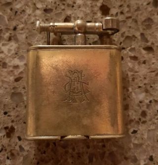Very Early Alfred Dunhill Paris Lift Arm Lighter/in Box/very Rare