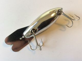 Vintage Wood Bomber Lure,  6MO Metachrome color -, 3