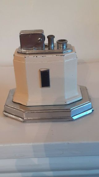 Vintage Ronson Touch Tip Octette Art Deco Table Lighter