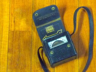 Vintage Aqua Instruments Magnetic Survey/location Instrument With Leather Case