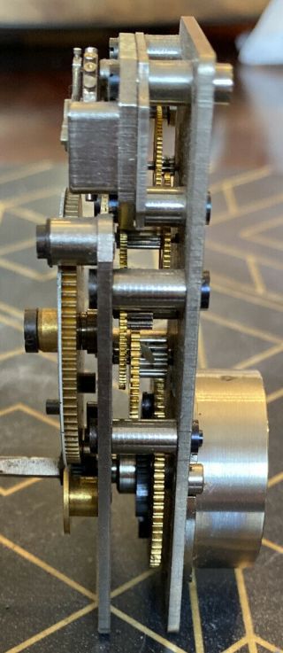 Vintage LeFebure 120 Hr Time Lock Safe Vault Clock Movement Mechanism Locksmith 2