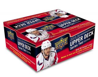2015 - 16 Upper Deck Series 2 Hockey Cards Retail Box Of 24 Packs