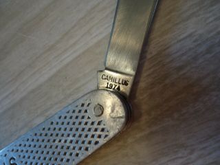 VINTAGE VIETNAM ERA U.  S.  MILITARY CAMILLUS FOLDING POCKET KNIFE - DATED 1974 3