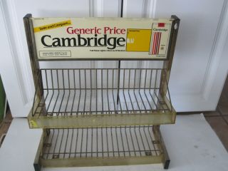 Vintage Cambridge Cigarettes Store Display Rack,  1980s