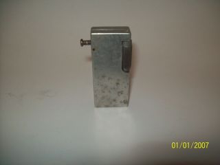 Vintage Rare Aluminum Block Lift Arm Cigarette Lighter
