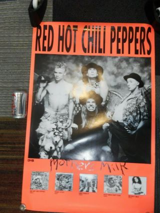 Vintage Red Hot Chili Peppers Mother’s Milk Album Promo Poster 1989 Rare
