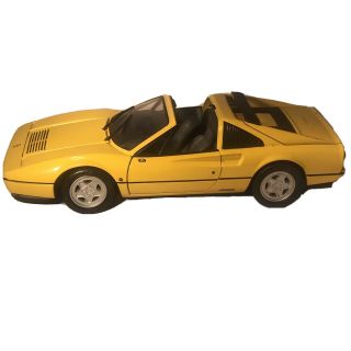Anson Yellow Ferrari 328 Gts 1:18 Scale Die Cast Model See Details