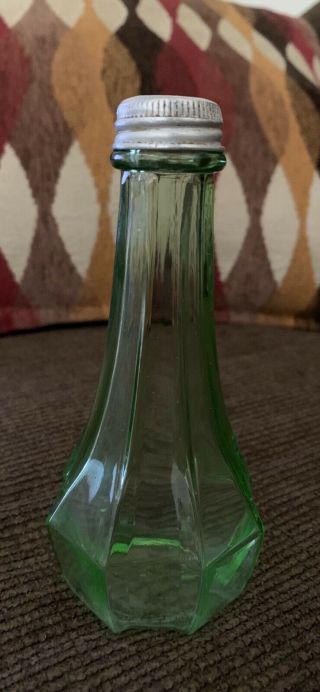 Hazel Atlas Vintage Green Depression Glass Salt & Or Pepper Shaker Single Piece
