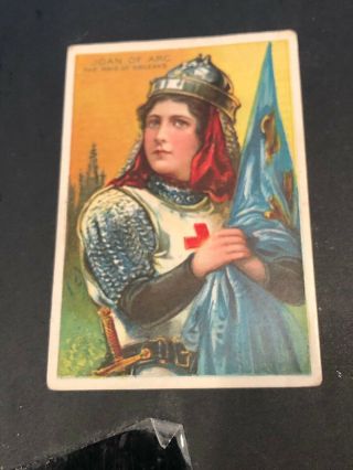 Joan Of Arc Heroes Of History Royal Bengals 1911 - 1912 Gloss Color No C
