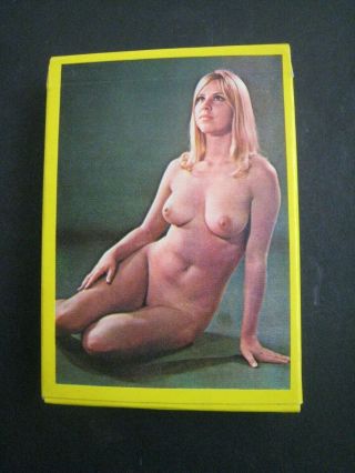 VINTAGE.  PIN - UP GIRL PLAYING CARDS, .  NUDE. 2