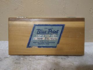 Vintage Blue Point Tap And Die Set Td2500