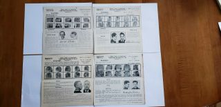 Vintage Fbi Wanted Posters For 4 Bank Robbers 1930 