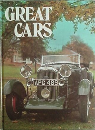 Great Cars (vintage - 1980s) 1984 Book