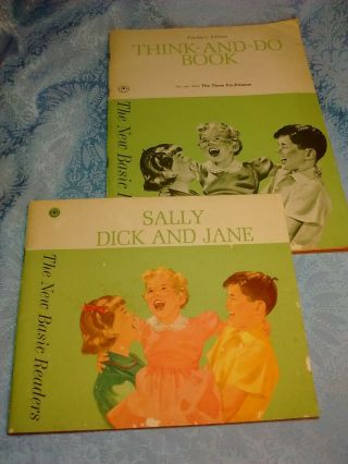 Vintage Sally Dick And Jane Basic Reader With Teacher 