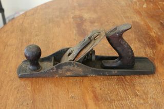 Vintage Antique Stanley Bailey Wood Plane No.  5 Smooth Plane Made In Usa