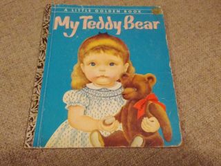Vintage Little Golden Book My Teddy Bear 1953